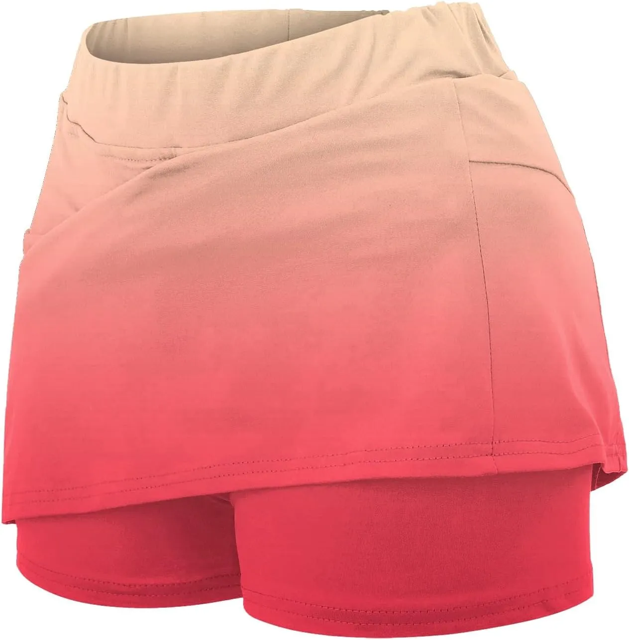 Womens Skorts with Pockets Tummy Control Plus Size Skorts for Women High Waist Athletic Sports Pants Skirt Casual