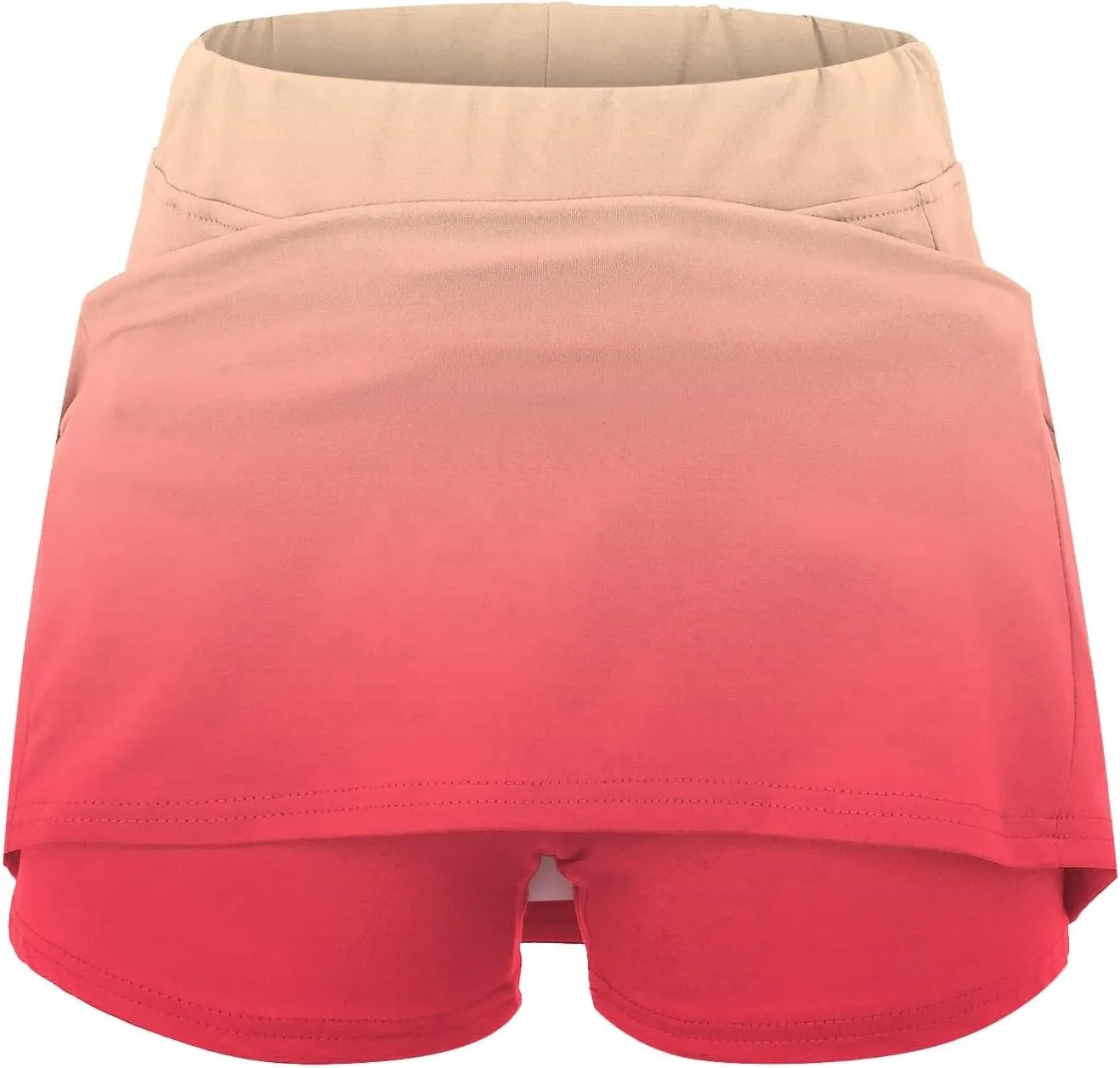 Womens Skorts with Pockets Tummy Control Plus Size Skorts for Women High Waist Athletic Sports Pants Skirt Casual
