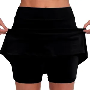 Womens Skorts with Pockets Tummy Control Plus Size Skorts for Women High Waist Athletic Sports Pants Skirt Casual