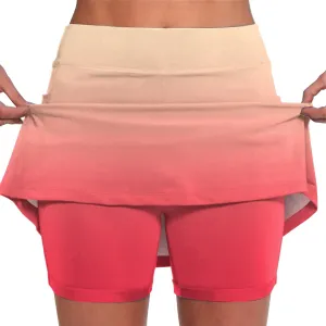 Womens Skorts with Pockets Tummy Control Plus Size Skorts for Women High Waist Athletic Sports Pants Skirt Casual