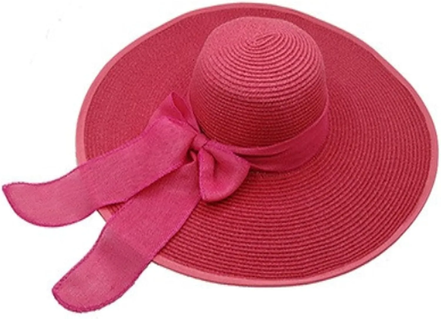 Womens Sun Straw Hat Wide Brim UPF 50 Summer Hat Foldable Roll up Floppy Beach Hats