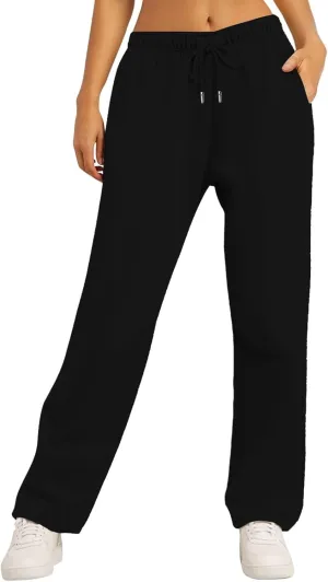 Womens Sweatpants Fashion Comfy Bottoms Sports Ski Cute Joggers Casual Comfort Drawstring Pants Trousers