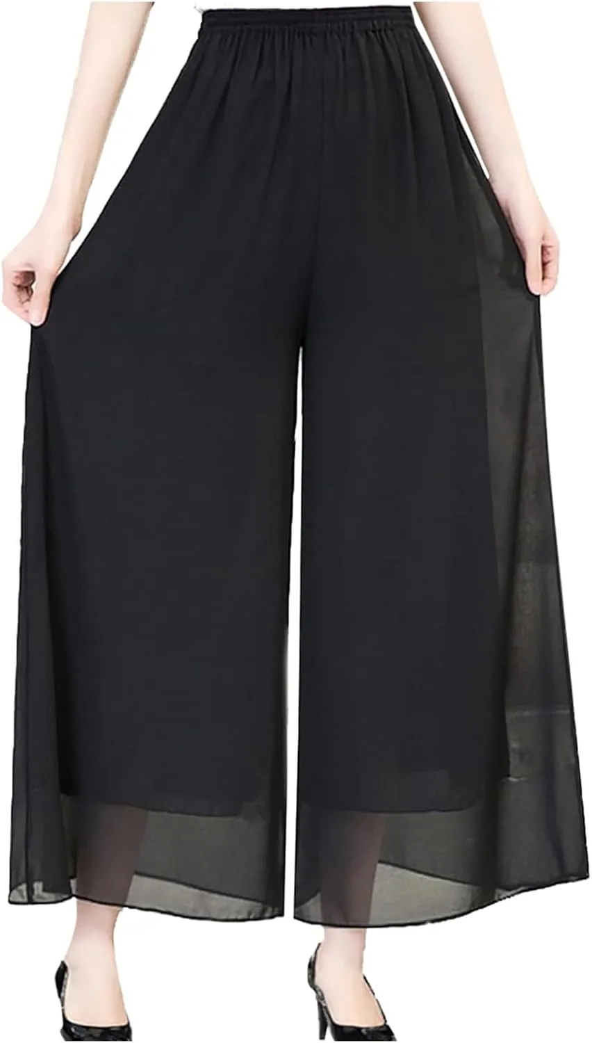Women's Wide Leg Sweatpants Winter Soft Sports Palazzo with Pockets Fleece Lined Straight Leg