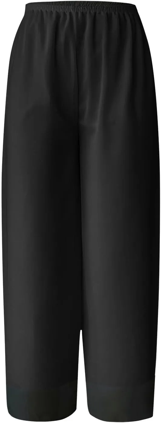 Women's Wide Leg Sweatpants Winter Soft Sports Palazzo with Pockets Fleece Lined Straight Leg