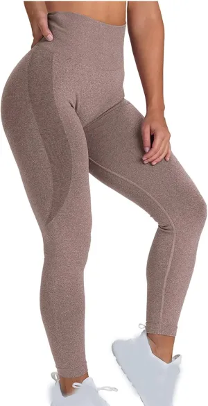Workout Leggings for Women High Waisted Yoga Leggings Compression Seamless Leggings Running Athletic Pants
