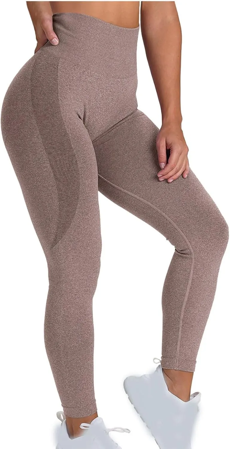 Workout Leggings for Women High Waisted Yoga Leggings Compression Seamless Leggings Running Athletic Pants