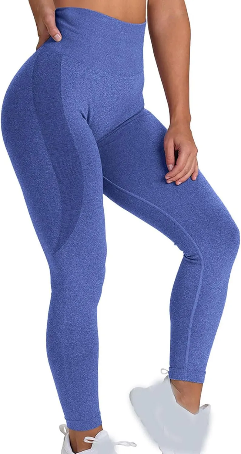 Workout Leggings for Women High Waisted Yoga Leggings Compression Seamless Leggings Running Athletic Pants