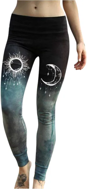 Workout Pattern Leggings for Women Plus Size Women Leggings Womens Tummy Control Leggings
