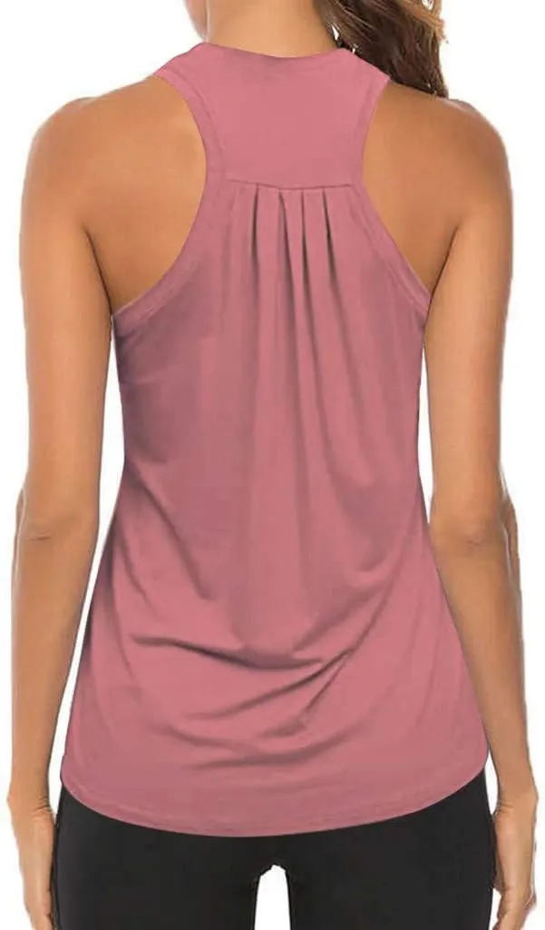 Workout Tank Tops for Women Upf50  Breathable Athletic Running Shirts Sleeveless Tank Yoga Tops Quick Dry Tank Top