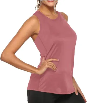 Workout Tank Tops for Women Upf50  Breathable Athletic Running Shirts Sleeveless Tank Yoga Tops Quick Dry Tank Top