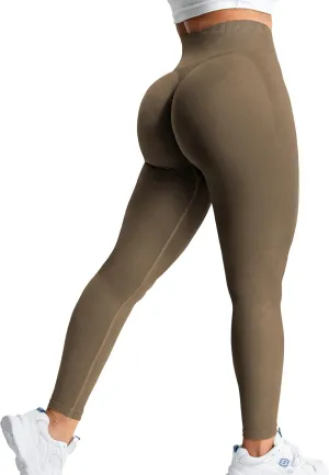 YEOREO Amplify Leggings for Women Seamless Scrunch Leggings Butt Lifting Gym High Waisted Athletic Leggings