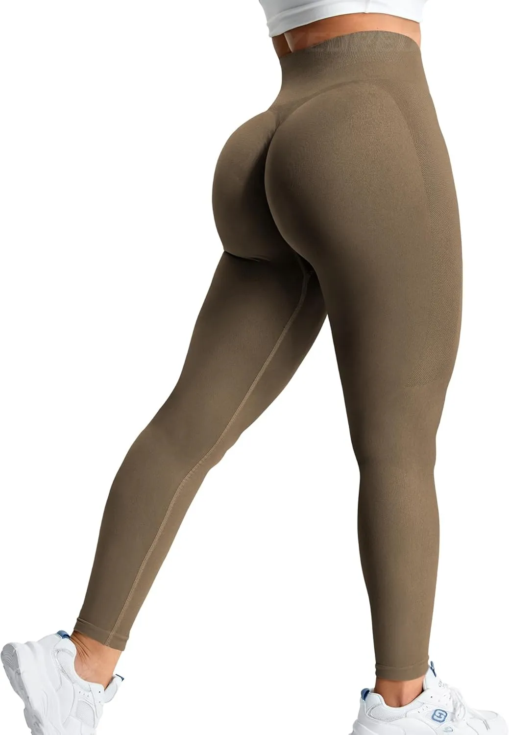 YEOREO Amplify Leggings for Women Seamless Scrunch Leggings Butt Lifting Gym High Waisted Athletic Leggings